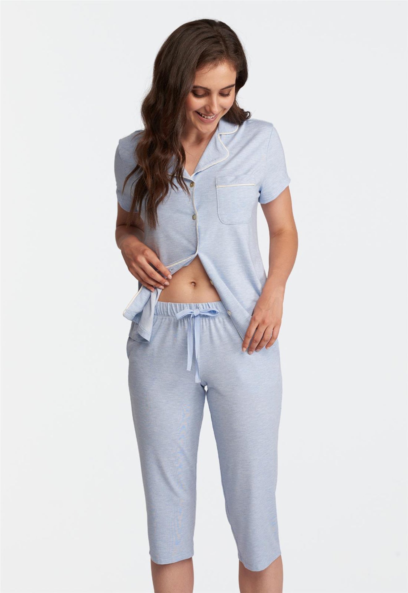 Women's Cropped Legging | Women's Cropped Pant | Lusomé Sleepwear USA
