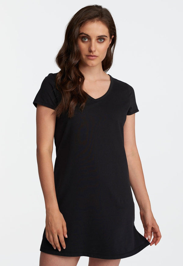 V Neck Sleep Shirt | Women's Sleep Shirt | Lusomé Sleepwear USA