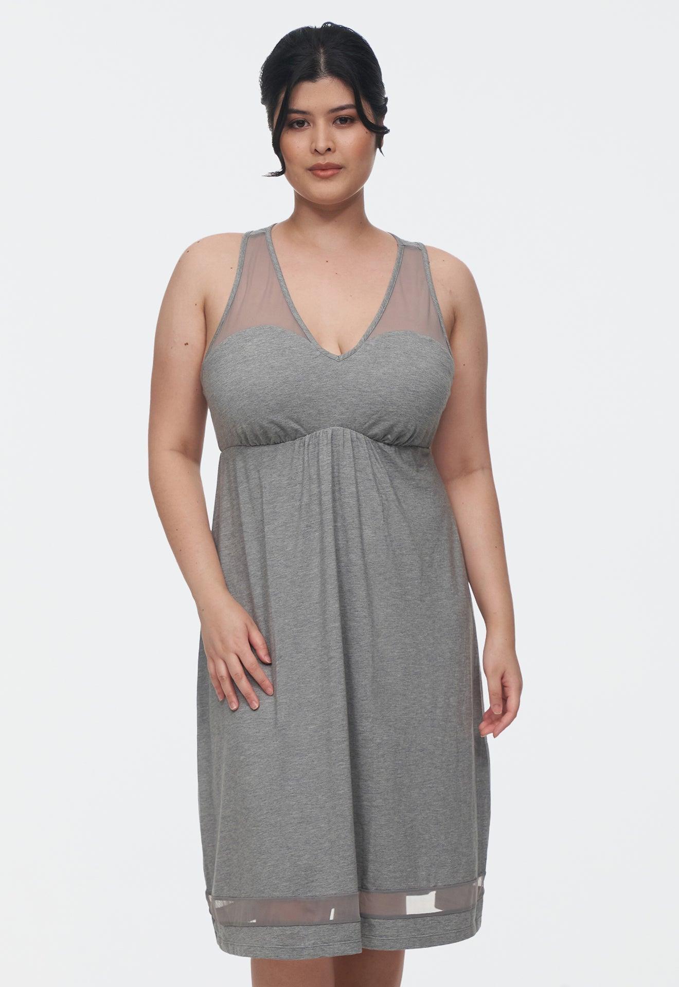 Plus Size Racerback Nightgown | Lusomé Sleepwear USA