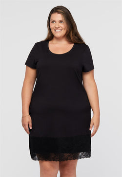 Plus Size Short Sleeve Nightgown | Lusomé Sleepwear USA