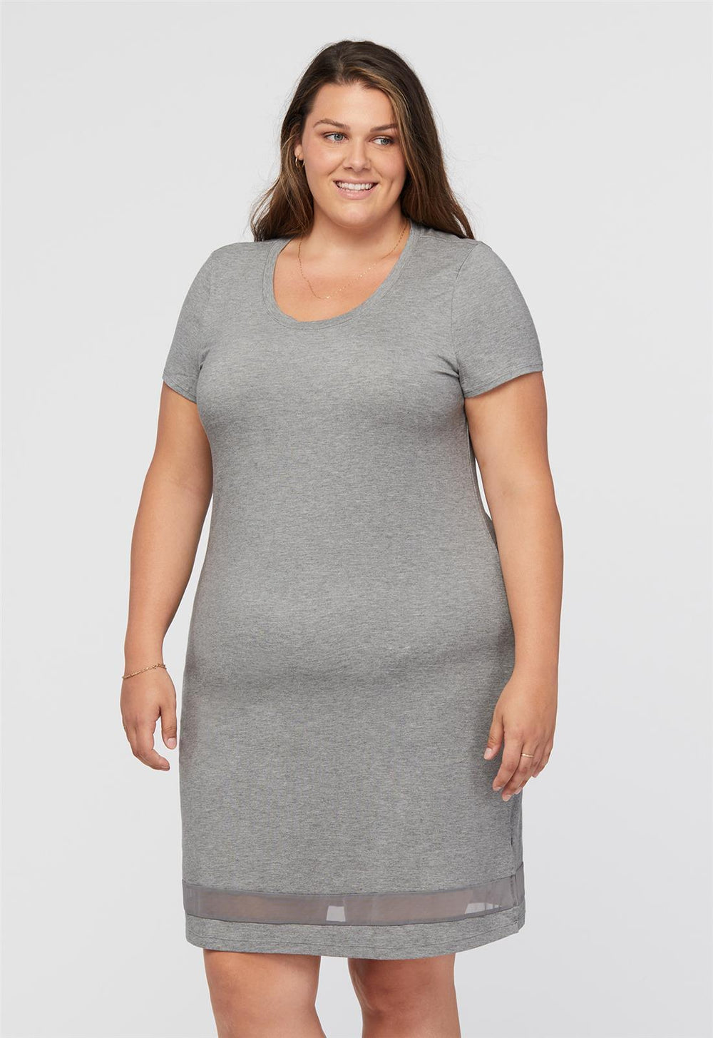 Plus Size Short Sleeve Nightgown | Lusomé Sleepwear USA