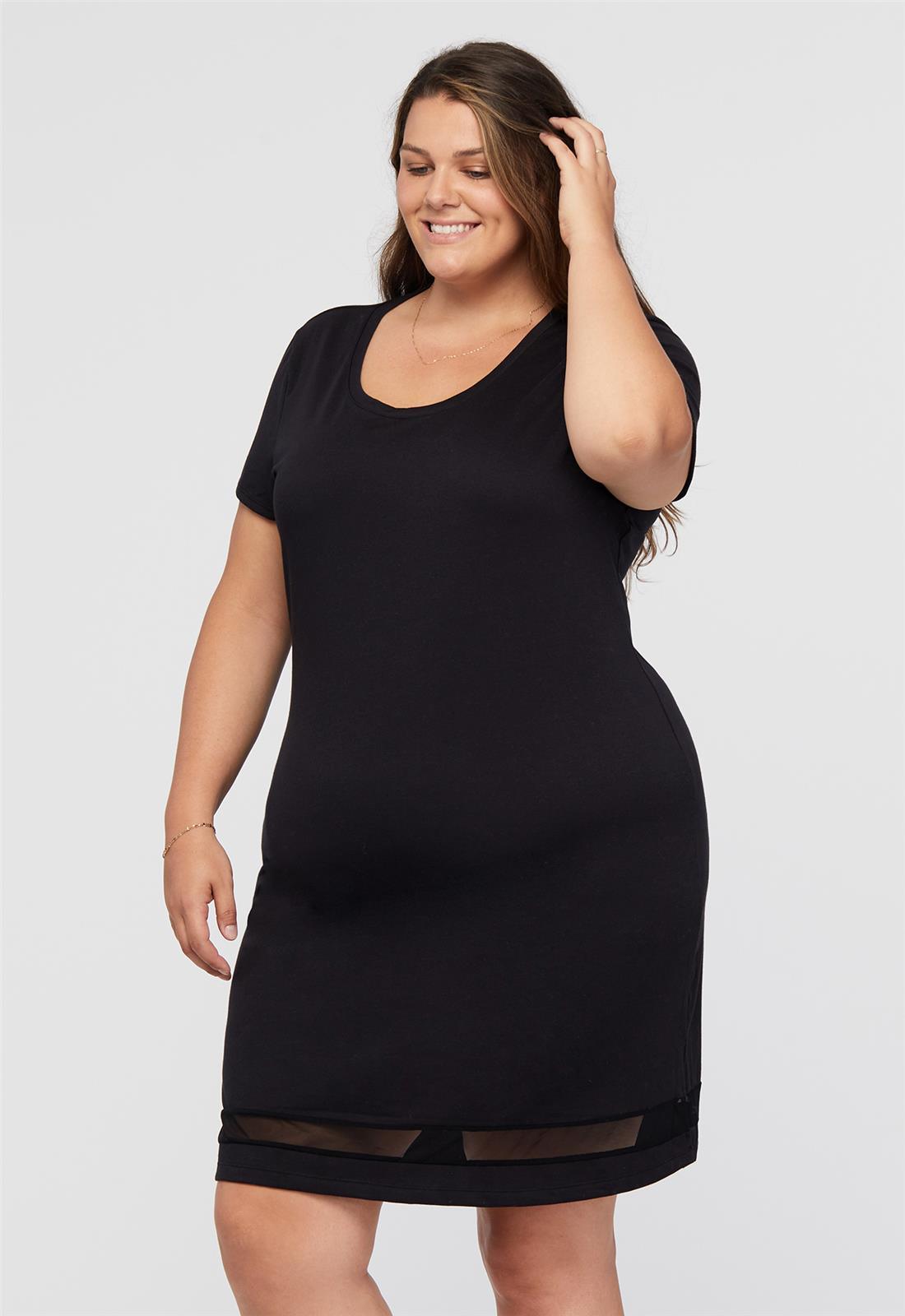 Plus Size Short Sleeve Nightgown | Lusomé Sleepwear USA