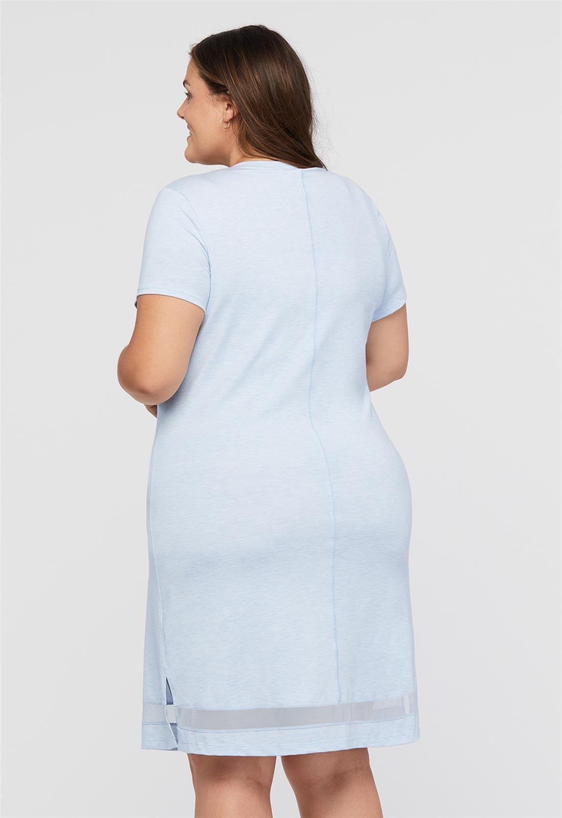 Plus Size Short Sleeve Nightgown | Lusomé Sleepwear USA