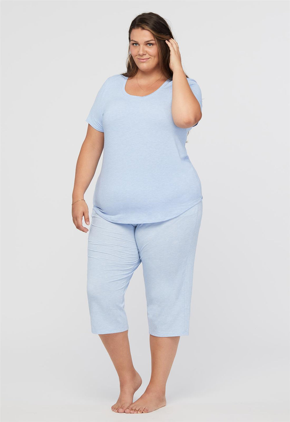 Women's Cropped Legging | Women's Cropped Pant | Lusomé Sleepwear USA