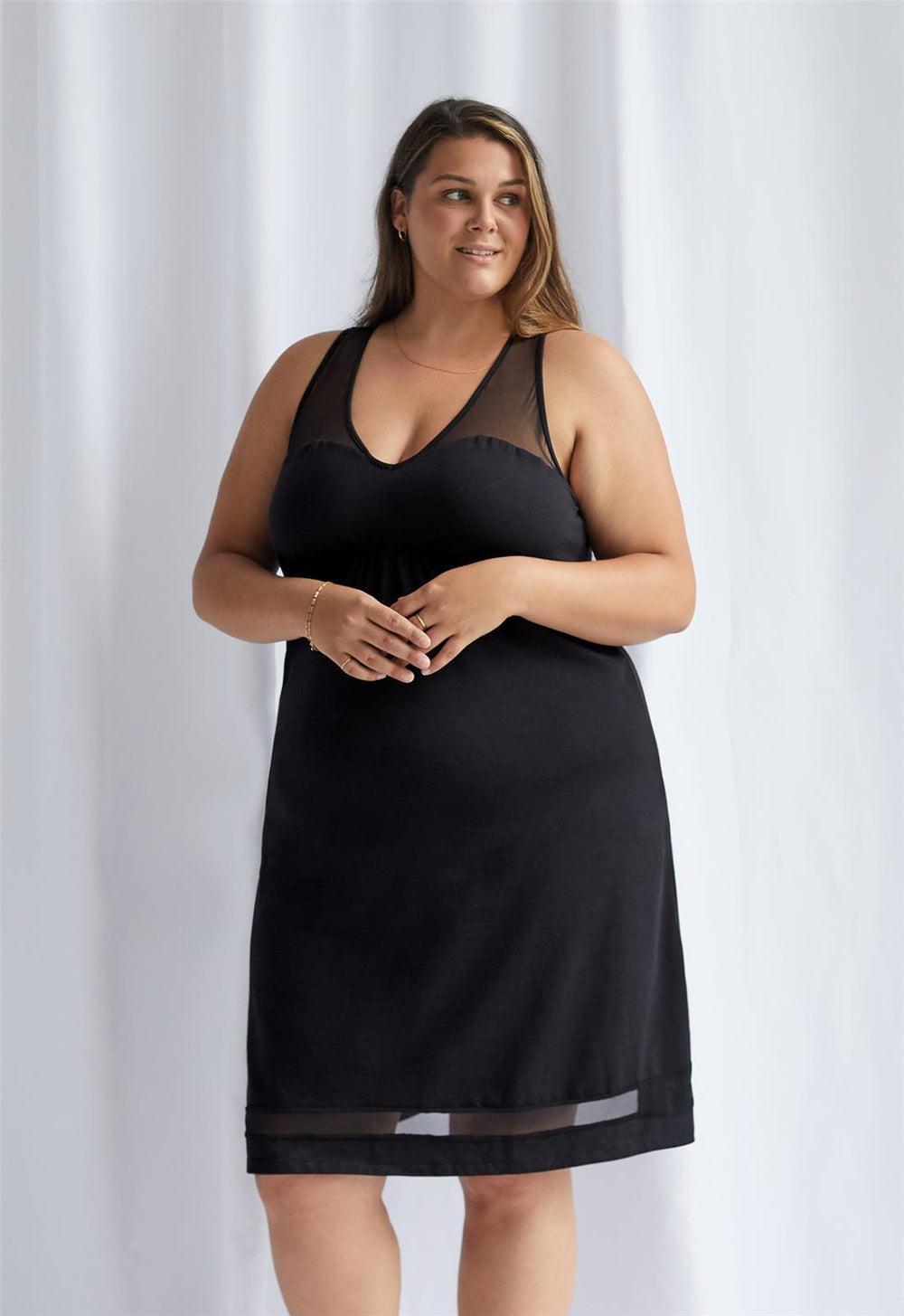 Plus Size Racerback Nightgown | Lusomé Sleepwear USA