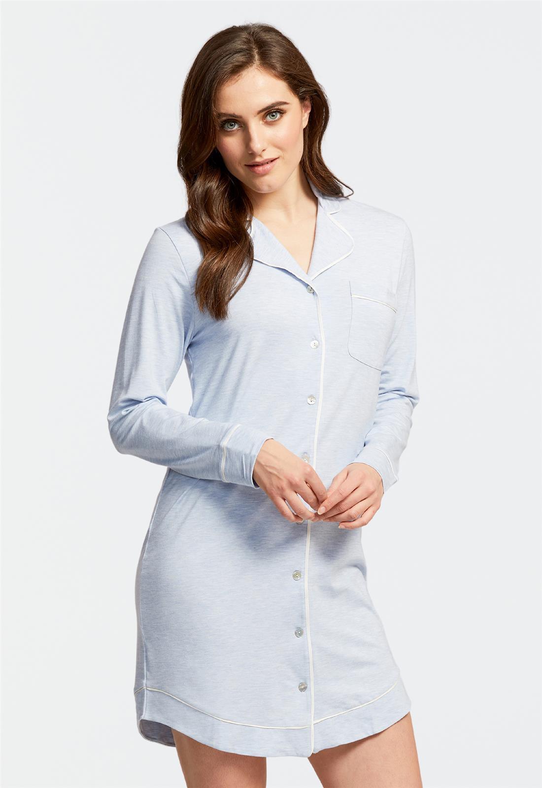 Button Down Sleep Shirt | Women's Sleep Shirt | Lusomé Sleepwear USA