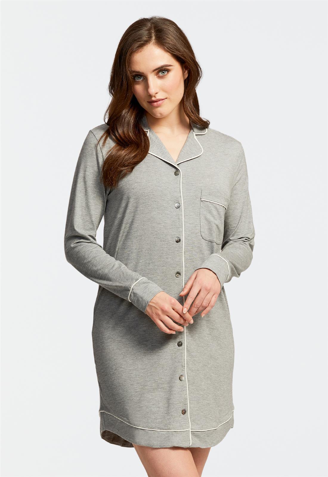 Button Down Sleep Shirt | Women's Sleep Shirt | Lusomé Sleepwear USA