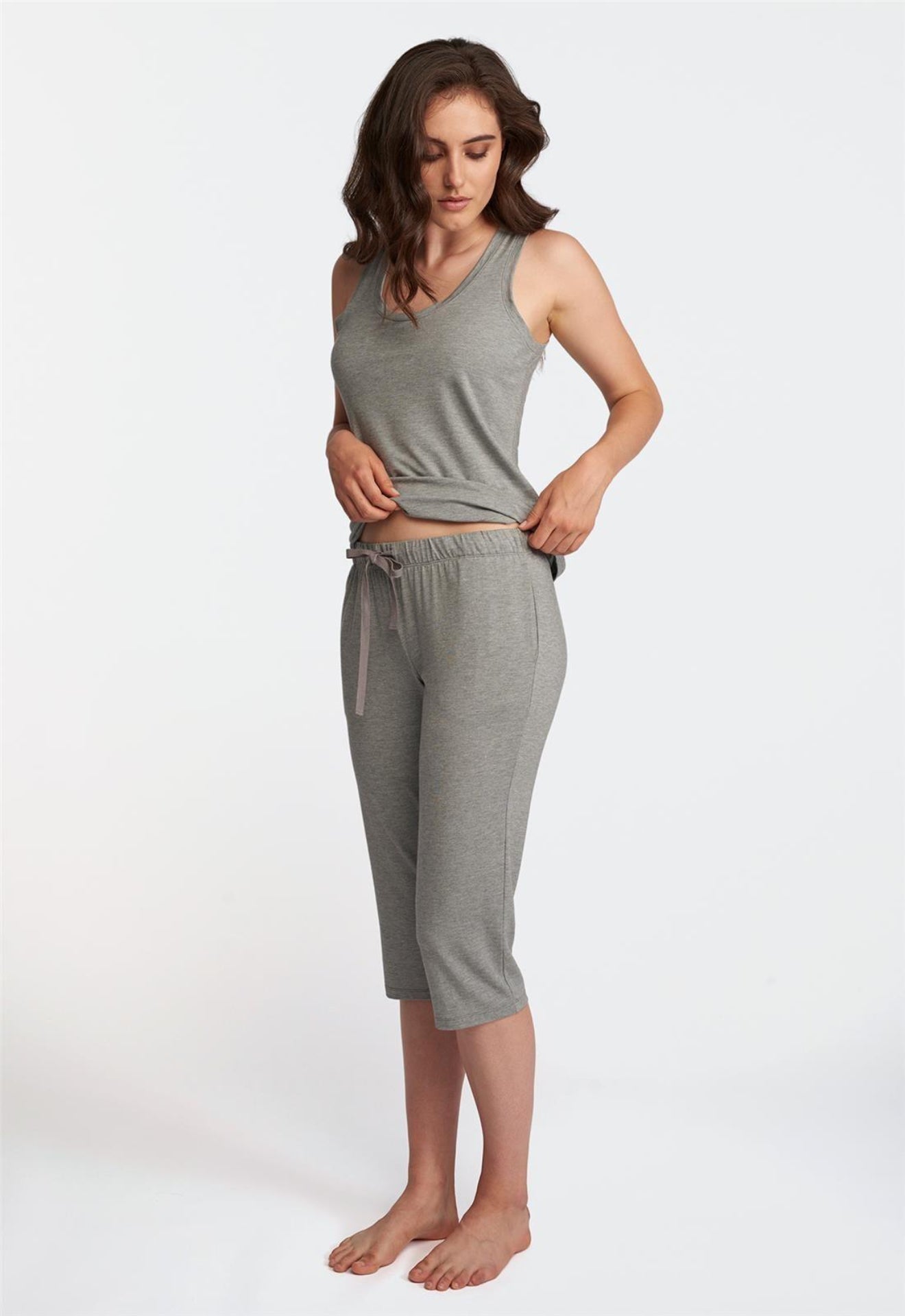 Women's Cropped Legging | Women's Cropped Pant | Lusomé Sleepwear USA