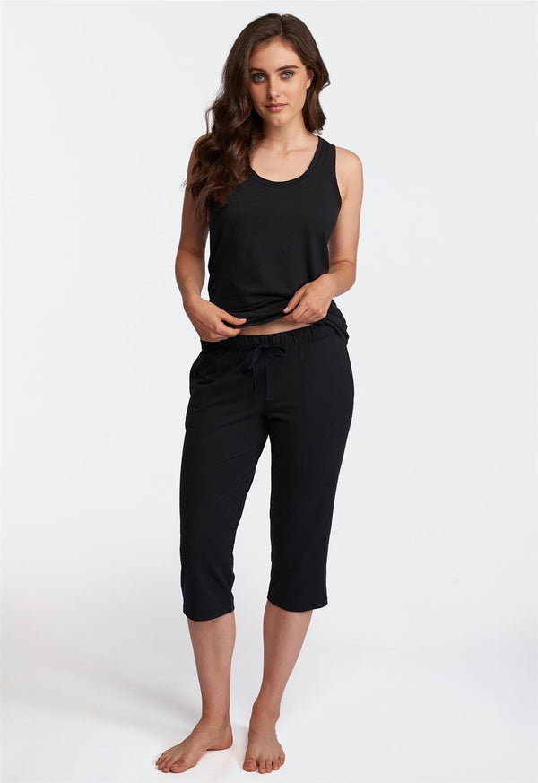 Women's Cropped Legging | Women's Cropped Pant | Lusomé Sleepwear USA