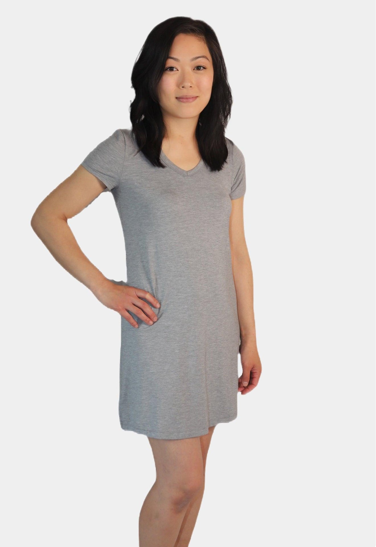 V Neck Sleep Shirt | Women's Sleep Shirt | Lusomé Sleepwear USA